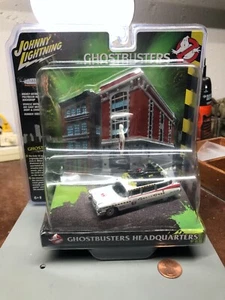 JOHNNY LIGHTNING GHOSTBUSTERS HEADQUARTERS 2 ECTO-1A 1959 CADILLAC RELEASE 1 - Picture 1 of 3