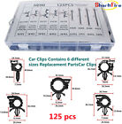 125 Pcs Retainer Car Clip Contains 6 Different Sizes Replacement Parts For Mazda