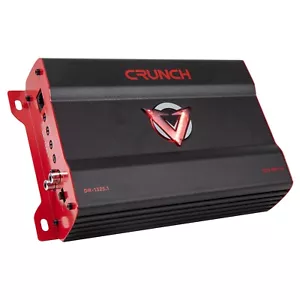 CRUNCH 1325W 2 OHM STABLE CAR SUBWOOFER AMPLIFIER BRAND NEW 2025 RANGE - Picture 1 of 8