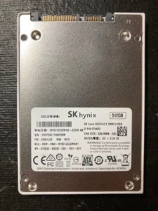 SK Hynix SC210 512GB 2.5" 7MM laptop SSD HFS512G32MND Excellent Health - Picture 1 of 2
