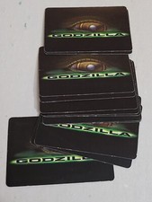 1998 MILTON BRADLEY GODZILLA 3-D BOARD GAME Replacement 12 Squish em Cards C42