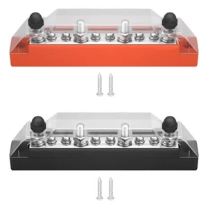 4 x M6 Terminal Block Studs 6 x M4 48V Junction Block Bus Bar Power Distribution - Picture 1 of 10