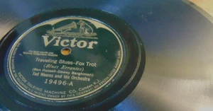 Ted Weems - Traveling Blues / Garber - If Don't Want Me (1924) Victor 78, VG+EX- - Picture 1 of 5