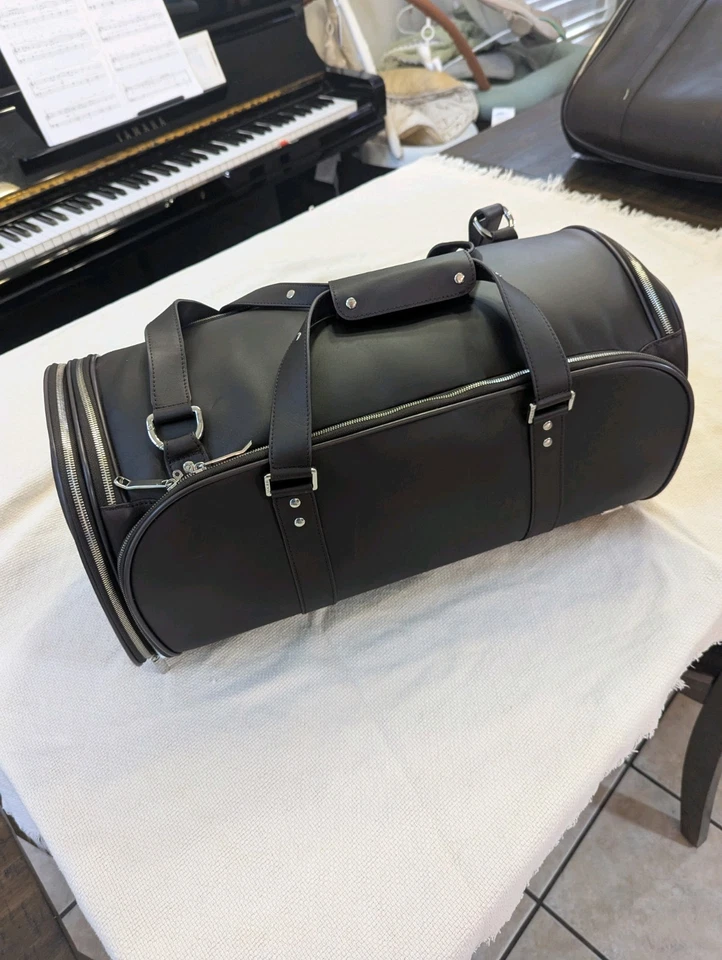 Bolso de mano Vocier Zero Pliegue de cuero marrón F35 Foto 1 de 4