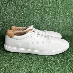Cuater by Travis Mathew Phenom weiße Lederschuhe Herren Größe 13 4MT090 - Bild 1 von 12