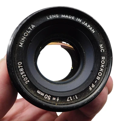 Minolta MC Rokkor-PF 50mm f1.7 Lens Made in Japan Standard Prime Lens - Image 1 of 4