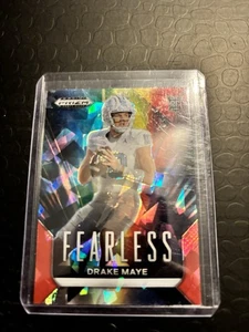 2024 Prizm Draft Picks - Fearless #F-DM Drake Maye - Red Ice Prizm (RC) Patriots - Bild 1 von 1
