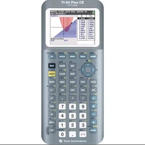 Texas Instruments TI-84 Plus CE Graphing Calculator, Fractal Frost - Picture 1 of 5