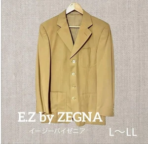 Giacca sartoriale beige E.Z by ZEGNA con bottoni L~LL - Foto 1 di 12