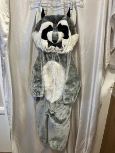 Costume procione cerniera bambino Halloween 3-5 anni - Foto 1 di 6