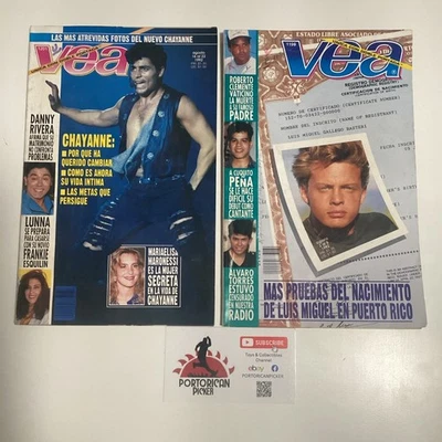 1992 TV GUIDE MAGAZINE REVISTA VEA PUERTO RICO IRIS CHACON CHAYANNE LUIS MIGUEL - Image 1 of 4