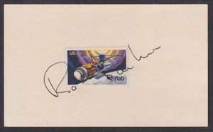 Robert A. Parker,  STS-9 & STS-35 Mission Specialist, signed Skylab stamp - Picture 1 of 1