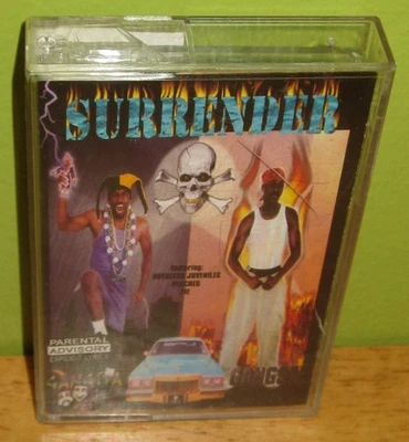 SURRENDER Gangsta Gangsta vg+ cassette tape album 1999 gangsta rap Mobo NOLA - Image 1 of 4