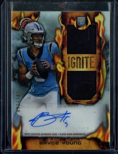 2024 Topps Composite Resurgence Ignite Bryce Young Patch RC Auto /149 Panthers - Picture 1 of 2