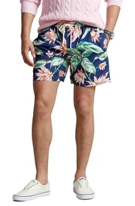 Bañador Polo Ralph Lauren Traveler L Belleville Floral 5,75 Entrepierna $98 Nuevo con Etiquetas - Imagen 1 de 8
