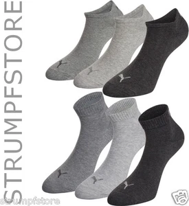 Zapatillas PUMA 3 pares mujer hombre UNISEX gris antracita 800 - Imagen 1 de 5