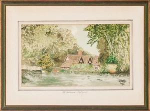 Aquarell "Old Teahouse-Flatford" - Bild 1 von 2