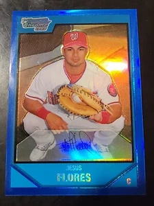 2007 Bowman Chrome Baseball Blue Refractors #BC54 Jesus Flores /150 - Picture 1 of 2