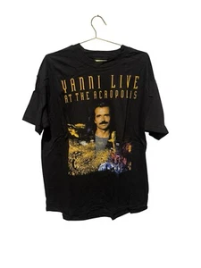 Vintage Yanni Live At The Acropolis The Symphony Concerts 1994 T Shirt Size XL - Picture 1 of 3