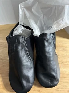 Zapato de jazz elástico Capezio CG30W talla 4M negro nuevo en caja - Imagen 1 de 5