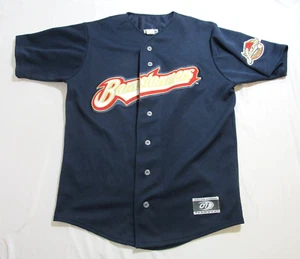 Camiseta deportiva cosida azul marino MiLB pequeña Lancaster Barnstormers Stormers OT Teamwear EE. UU. - Imagen 1 de 11