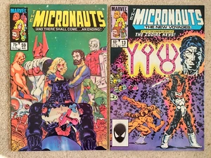 Micronauts #59 (final issue) + vol 2 #13  Gillis-Jones  Marvel 1984/5  VFN- - Picture 1 of 10