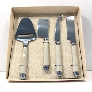 Cheese Spreader Set Cambridge Silversmiths 4 piece Cream Handle - Picture 1 of 17