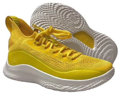 Under Armour Curry Flow 8 GS Basketball 3023527-701 Yellow (Youth 7y) No Box - Image 1 of 4