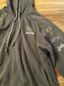 death valley grey hoodie with sleeve details -- flirtitude active brand western - Bild 1 von 4