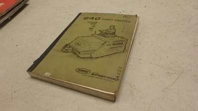 TENNANT POWER SWEEPER 240 SERVICE AND PARTS MANUAL  - Image 1 of 2