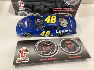 1/24 Action 2005 #48 Jimmie Johnson Lowe’s Test Car Crew Chief Knaus Autographed - Picture 1 of 3