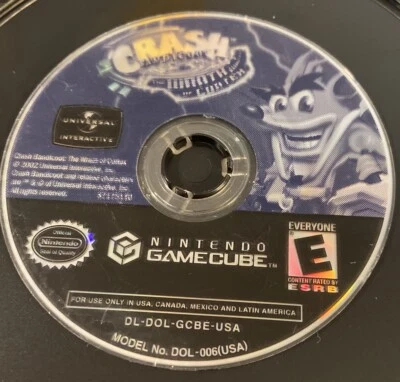 Crash Bandicoot: The Wrath of Cortex (Nintendo GameCube, 2002) - Disc Only - Image 1 of 2