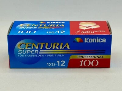 Película de impresión en color formato 120 Konica Centuria Super 100 — sin usar Foto 1 de 4
