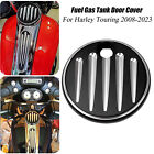 Fuel Gas Tank Door Cover Cap For Harley Electra Road Street Tri Glide 2008-2023