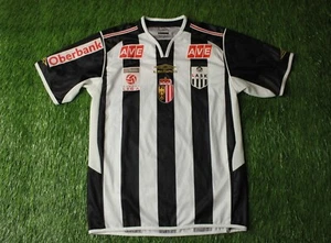 LASK LINZ 7 2006/2007 MATCH WORN YES FOOTBALL SHIRT JERSEY HOME UMBRO ORIGINAL M - Picture 1 of 11