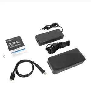 Targus DOCK182-A1 Dual 4K Docking Station 100W PD DOCK182GLZ-40 6X3S6U3 NEW - Picture 1 of 2