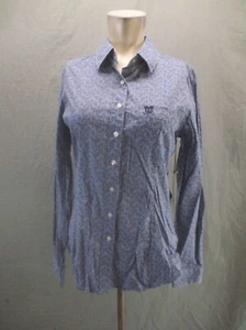 NWT SHYANNE Size XS Mens Blue Floral 100% Cotton Long Sleeve Button Up Shirt 496 - Picture 1 of 10