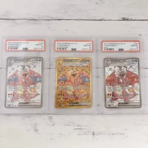 PSA 10 Charizard EX SR UR SSR 3-Card Set 125/108 139/108 331/190 Pokemon Seq JP - Bild 1 von 8