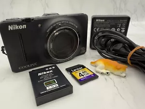 Nikon COOLPIX S9300 16.0MP Digital Camera - Black English OK From Japan #d1140 - Picture 1 of 15