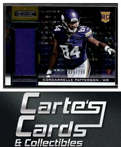 Cordarrelle Patterson 2013 Panini Rookies Stars Longevity #204 Patch Ruby 9/299 - Picture 1 of 2