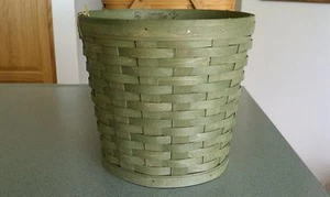 Manga canasta maceta mediana Longaberger en mancha verde salvia NUEVA ¡Lista para enviar! - Imagen 1 de 3