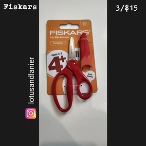 Fiskars 5" Kids Pointed Scissors 3/$15 - Picture 1 of 3