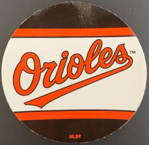 BALTIMORE ORIOLES MAGNET NAME LOGO STYLE MLB BASEBALL WORLD SERIES CHAMPIONS Cover
