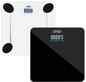 BATHROOM SCALES WEIGHING DIGITAL LCD ELECTRONIC HOME BODY GLASS SCALE WEIGHT - Picture 1 of 21