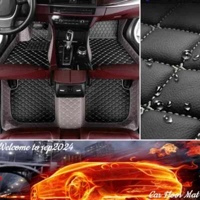 For Mitsubishi Car Floor Mats Anti-Slip Carpets Waterproof Custom Auto Liners - Image 1 of 4