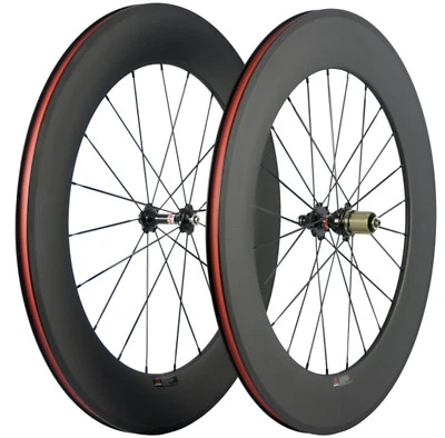 Carbon Räder Rennrad 38/50/60/88mm Trumpf Basalt Brems Oberfläche Radsatz - Bild 1 von 4