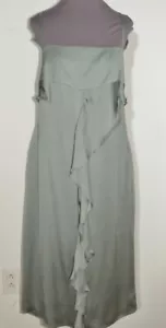 Giorgio Armani Aqua Silk Party Dress NWT sz 12 /IT sz 46 $2695.00 - Picture 1 of 6