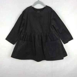 LeLe Kids Size 6 Cotton Corduroy Long Sleeve Dress In Brown - Picture 1 of 11