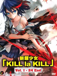 Anime DVD Kill La Kill (Vol.1-24 End) *ENGLISH VERSION* All Region - Picture 1 of 3