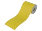 Rouleau de papier abrasif à l'oxyde d'aluminium, jaune, 115 mm x 5 m, 80 g